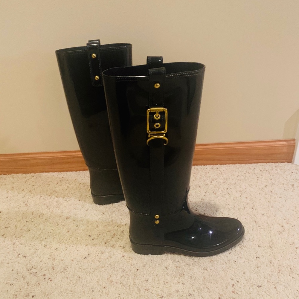 Coach rain boots